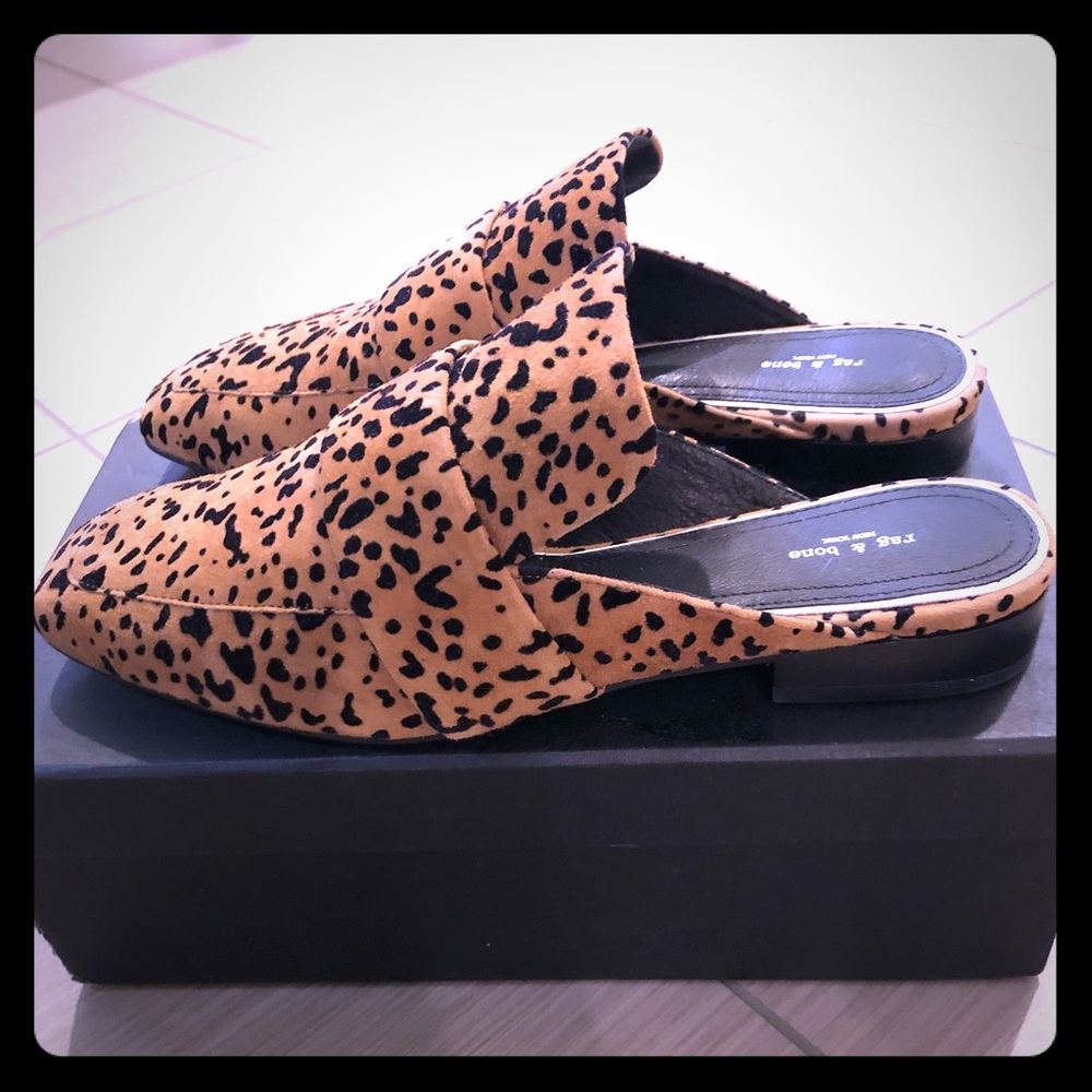 Rag & Bone cheetah loafer 39.5 (9.5)